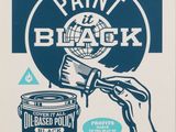 an image of a poster with a hand holding a paint can