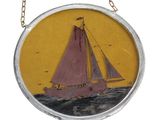 a picture of a picture of a sailboat in the water