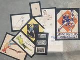 de nombreux souvenirs sportifs exposés dans la salle