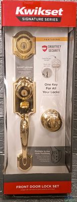 Ensemble de serrure de porte KWIKSET - Verrouillage 2 points…