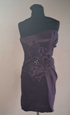 robe de cocktail + étole pour cocktail, cérémonie neuve tail…