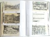 a book with pictures of people and boats on it