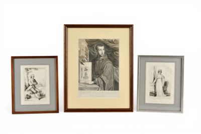 LASNE, Michel (1590-1667). Portait de Jean-François Nicéron,…