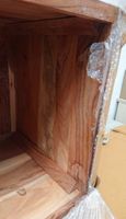 Meuble TV 2 portes CHENO en acacia naturel et gris - dimensi… (photo 5)
