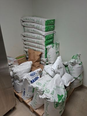 VENTE HORS LIVE - UNIQUEMENT EN PRESENTIEL : Stock de farine