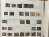 une photo d'une photo d'une collection de timbres