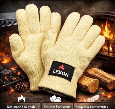 Lot de 12 paires de gants, anti feu, taille unique de marque…