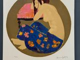 une image d'un tableau représentant une femme assise sur une chaise