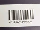an image of a close up of a bar code on a phone