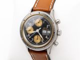 an image of a wrist watch with a brown leather strap