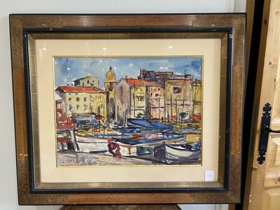 B. Davy ASP SBG, Vue de St Tropez 46x63