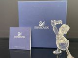 figurine en cristal Swarovski représentant un homme tenant une batte de baseball