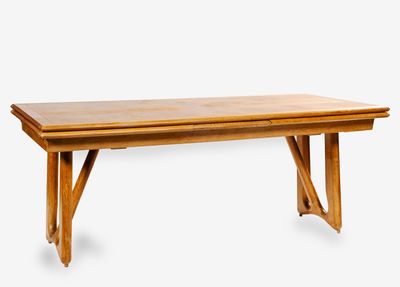 an image of a wooden table on a white background