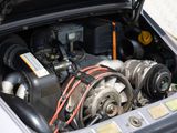 a small engine in the trunk of a car