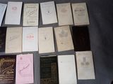 a lot of old books that are on the table