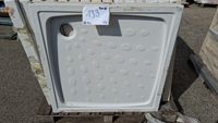 Lot de 16 receveurs de douche carrés blancs, 90 × 90 cm, sel…