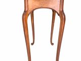 an image of a small wooden table with a drawer on top of it