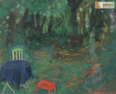 Jean GOULEMOT (1937-2023) Vue de jardin