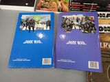 two books that are sitting on a table
