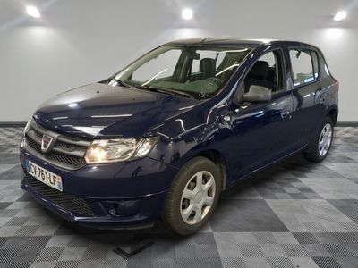 a picture of a blue car parked in a garage