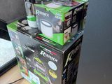 a stack of cleaning products sitting on top of each other