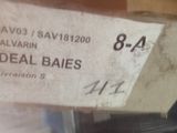 a box with a label on it sitting on a shelf