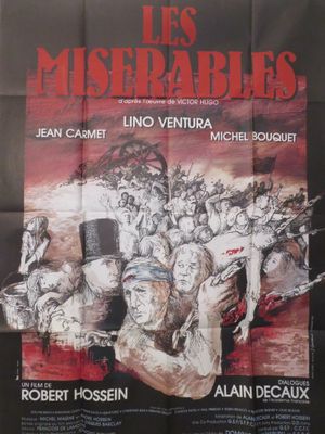 une affiche du film « Les Misérables »