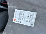 a sticker on the seat of a car that has been left on the floor