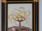 a picture of a painting on the wall of a room