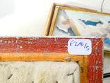 une photo d'une photo d'un tableau et une photo d'un chat