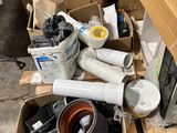 a box full of assorted items sitting on the floor