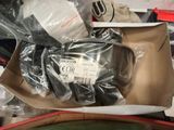 a box of assorted items sitting on a table