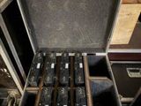 a lot of suitcases that are sitting in a room