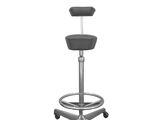 an image of a stool with a foot rest on it