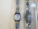 deux montres rangées dans un étui en plastique