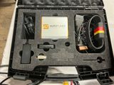 a black case with a computer inside of it