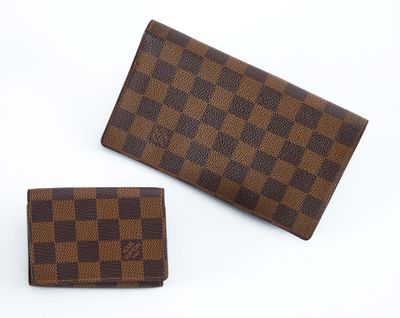 Portefeuille et porte-cartes Louis Vuitton Damier