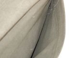 a close up view of a white surfboard with a spider on it