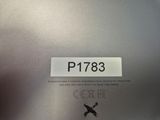a label on the back of a laptop that says p1788