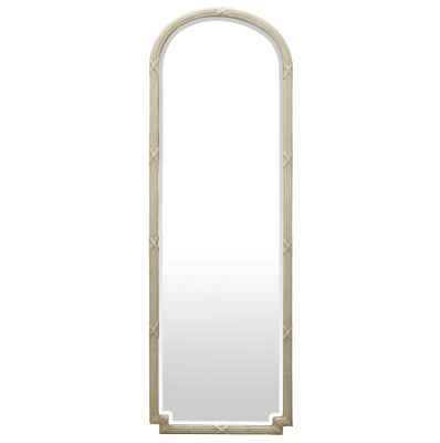 Grand miroir de magasin en bois laqué de style 1900 221 x 17…