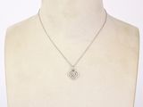 a close up of a mannequin torso with a necklace on it