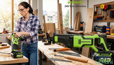 Greenworks – scie sabre sans fil brushless (2700 spm, longue…