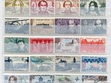 a collection of stamps from different countries including the united states