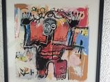 framed picture of a picture of a painting on a white wall