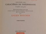 an image of a book with the title les caracteres