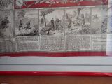 a picture of a picture of a newspaper on a table
