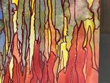 a picture of a painting of a group of people