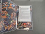 an open book with a picture of a cartoon character on it