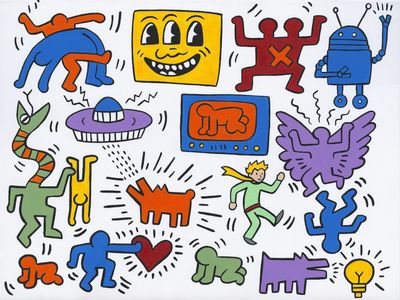 le Petit Prince revisite Keith Haring, 2023