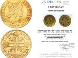 two gold coins with a picture of a woman on one of them